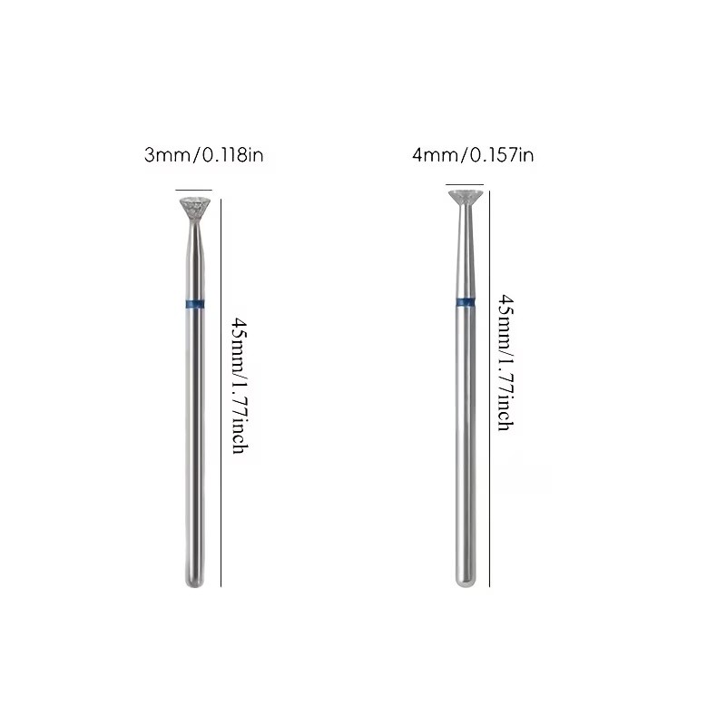 Professional Nail Drill Bits Set, Medium Coarse Grind, Compatible with Electric Drills, Nail Grinding Tool, Ideal for Manicure & Pedicure Care Tools, Manicure Kit