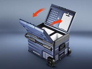 BODEGA 35L Dual Zone 12V Car Refrigerator Freezer Chest RV Camping Travel Outdoor