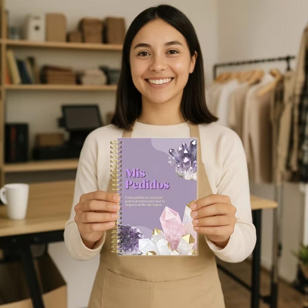 Entrepreneur Order Notebook, Business Order Tracking Manual Online, Store and Social Media, Essential Tool for Entrepreneurs