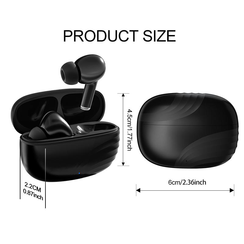 Wireless Earbuds, HiFi Sound Quality, Bluetooth-compatible 5.3, Compatible with Android & AirPods, In-Ear Design, USB PD Charging, Lithium Polymer Battery