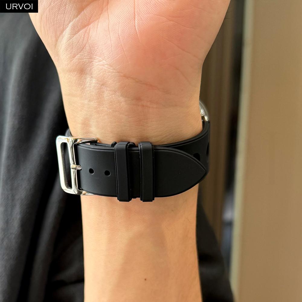 URVOI Scub’H Diving Band for Apple Watch Ultra 3 2 1 Series 11 10 9 8 SE 3 Seamless adapters with high-performance Silicone rubber strap