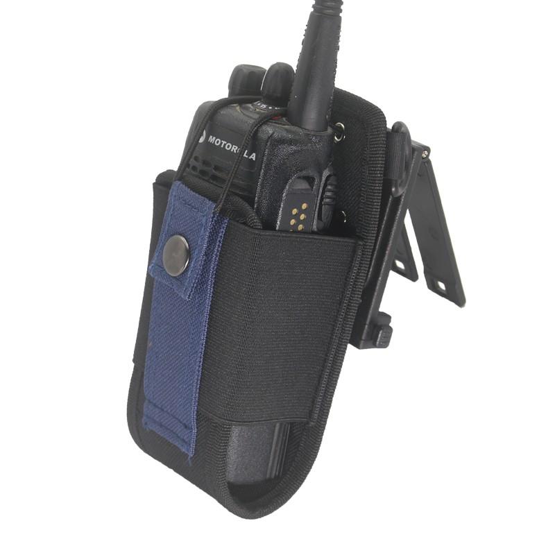 Universal Quick-Release Molle Clip Bracket for Walkie Talkies, Portable Radio Holster & Waist Belt Mount Hanger, Secure Buckle Fixed Stand, Anti-Drop Protective Case, For Baofeng, Quansheng, Motorola, Hytera, Kenwood Two-Way Radios