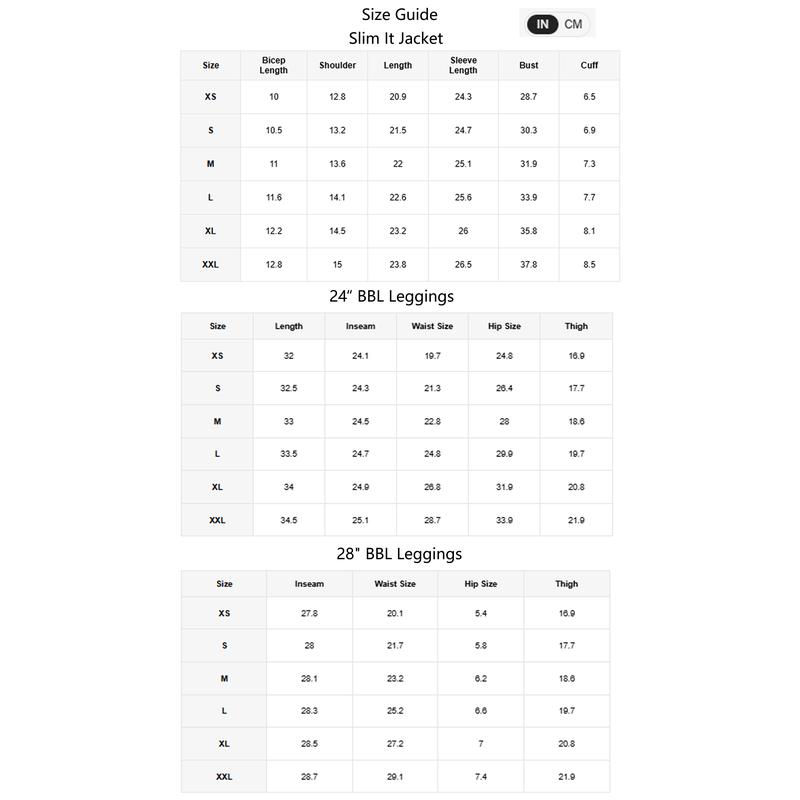 GLOWMODE 2PCS Slim-It BBL Jacket and 24" & 28” Crossover Yoga Leggings Daily Set TikTokShopBlackFriday