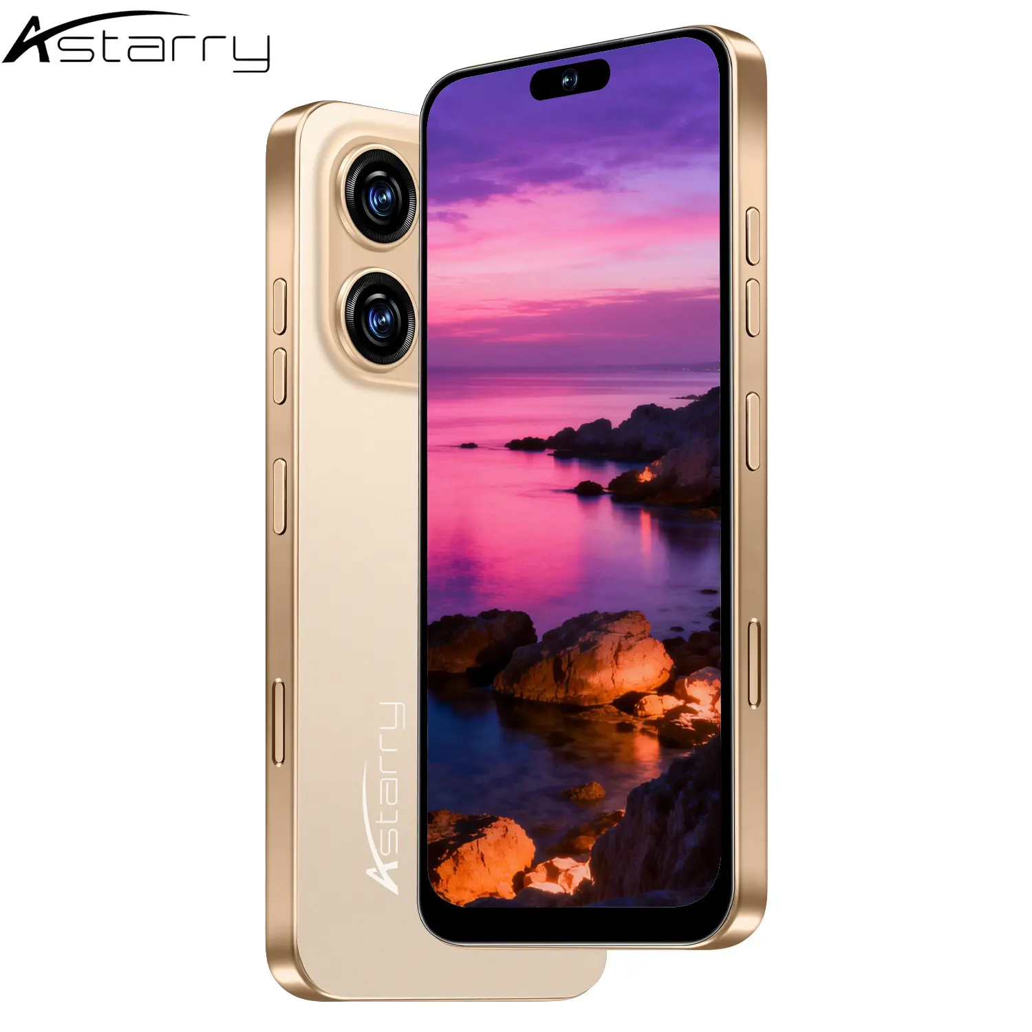 Astarry 16 Pro Max Large Screen Smartphone, 4GB+64GB RAM, Android 10.0, 6.93-Inch Screen, 4100mah Battery, 8-Core Processor, Dual Sim, Fingerprint & Face Unlock, Dual Sim Smartphones