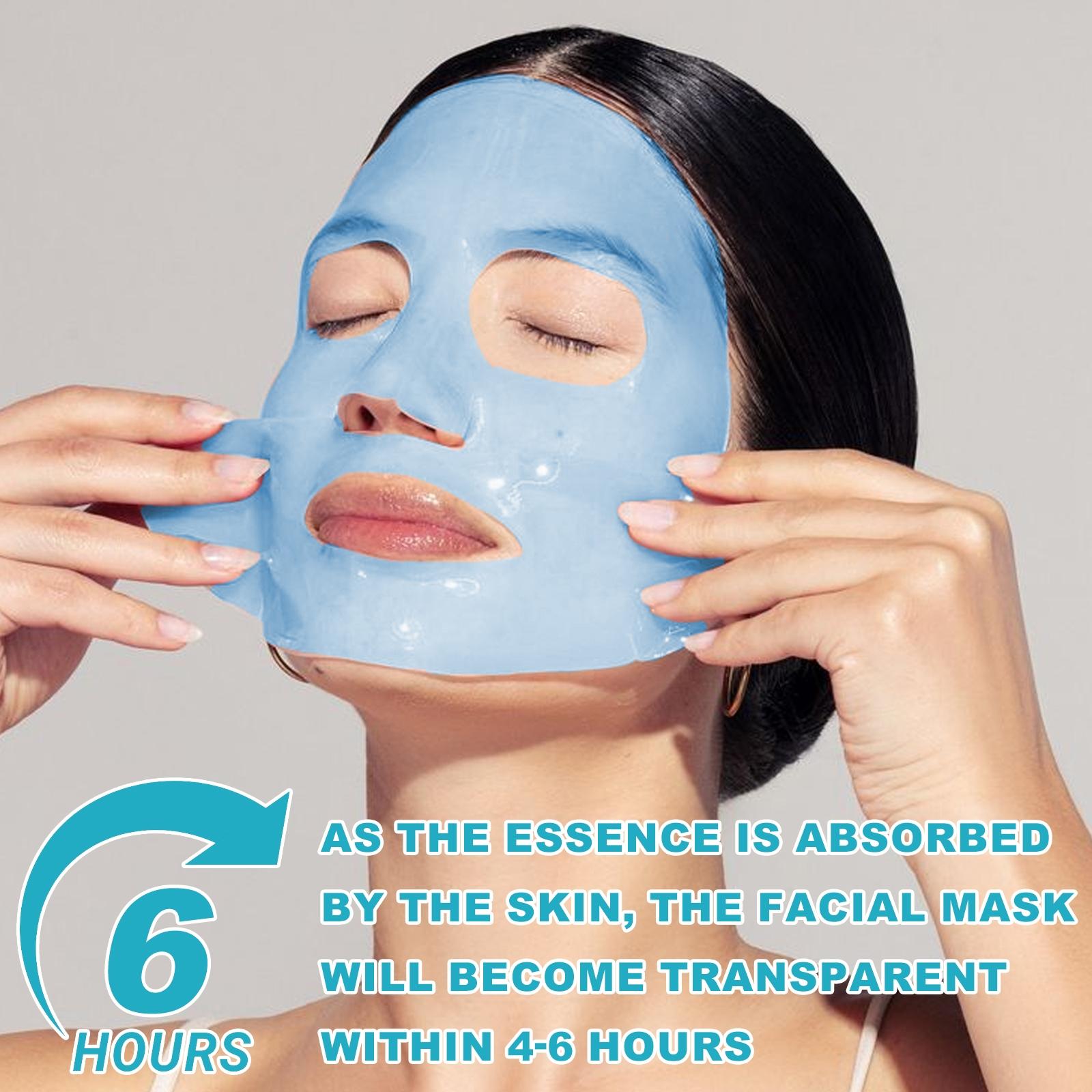 Collagen Mask Set with Niacinamide & Retinol, 10 pcs Deep Hydration Anti-Dryness Hydrating Face Care, Suitable for Smooth, Bright, Supple Skin #GLOBAL PICKS