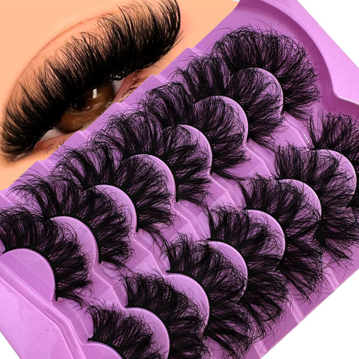 False Eyelashes, 1 Box Natural Look Eyelash Extensions, Self Grafting Curl Eyelashes, Eye Makeup Enhancement False Eyelashes for Women & Girls, Cosmetic