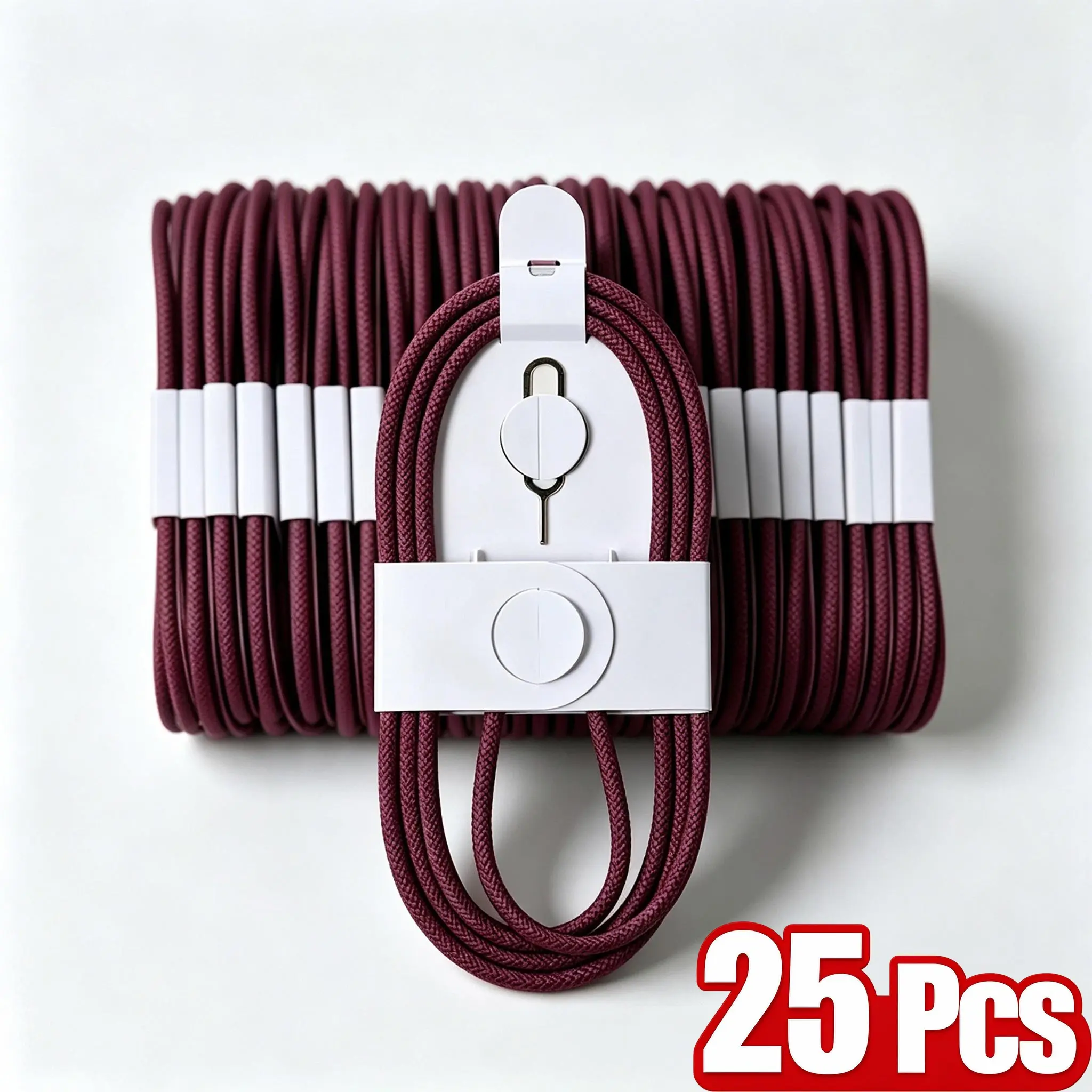 25pcs USB-C 60w Cable for iPhone 18 17 16 15 Pro Max, Fast Charging, Huawei Xiaomi Samsung Type C Data Cable Accessories
