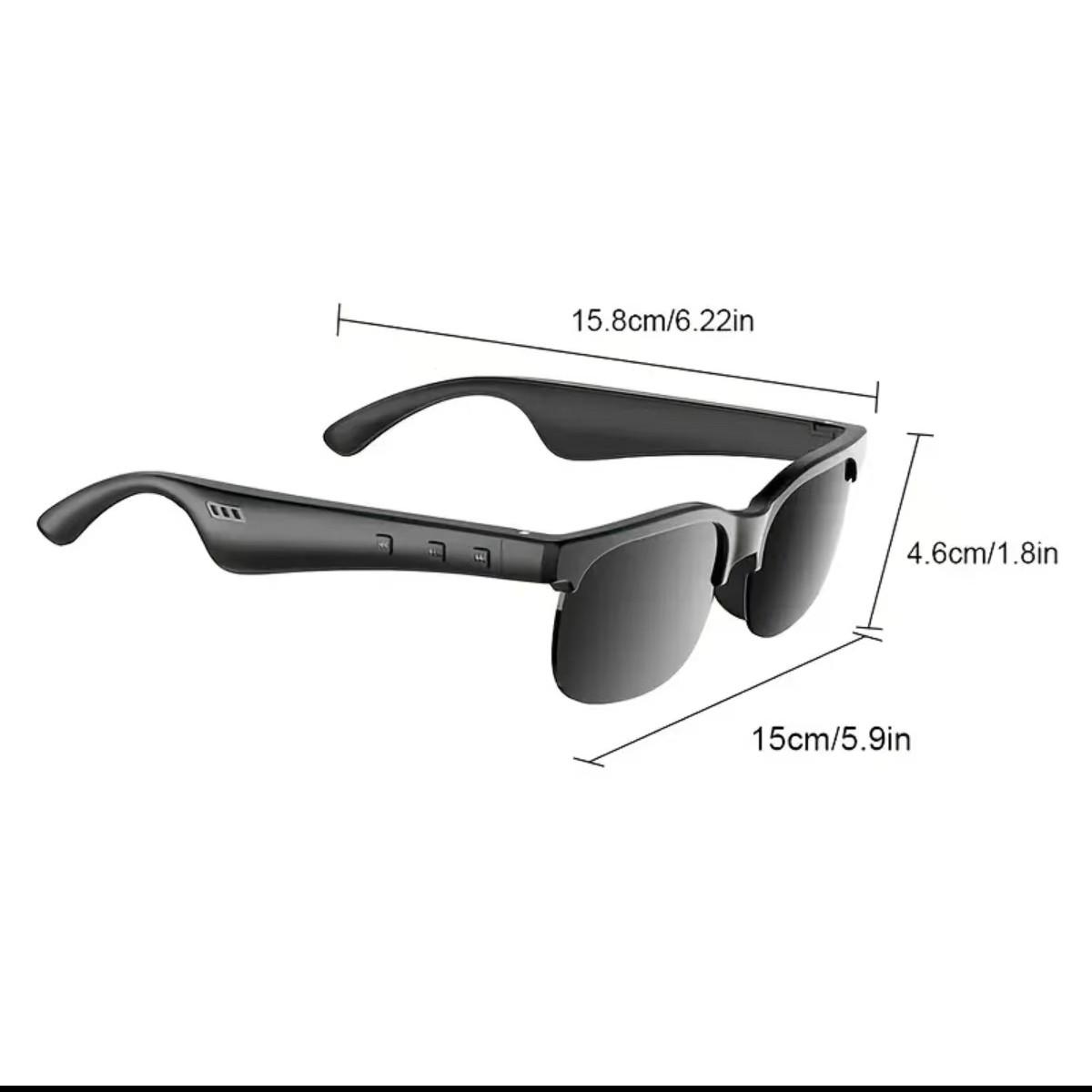 Universal Smart Eyewear, Supports Wireless Calling, Music, Clear HD Lenses, Touch Operation, Works with iOS & Android