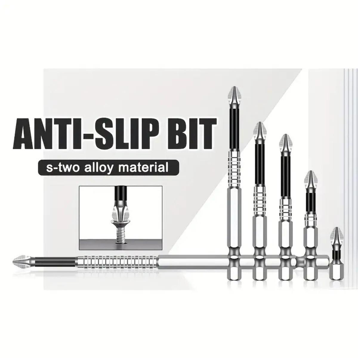 15PCS K5 Threaded Drill Bit Set, Anti-Slip Impact Magnetic Screwdriver Bit Assortment, High Strength Durable Driver Bits for Electric Screwdrivers, Cordless Drills and Hand Tools, Ideal for Woodworking, Furniture Assembly and Daily Repairs