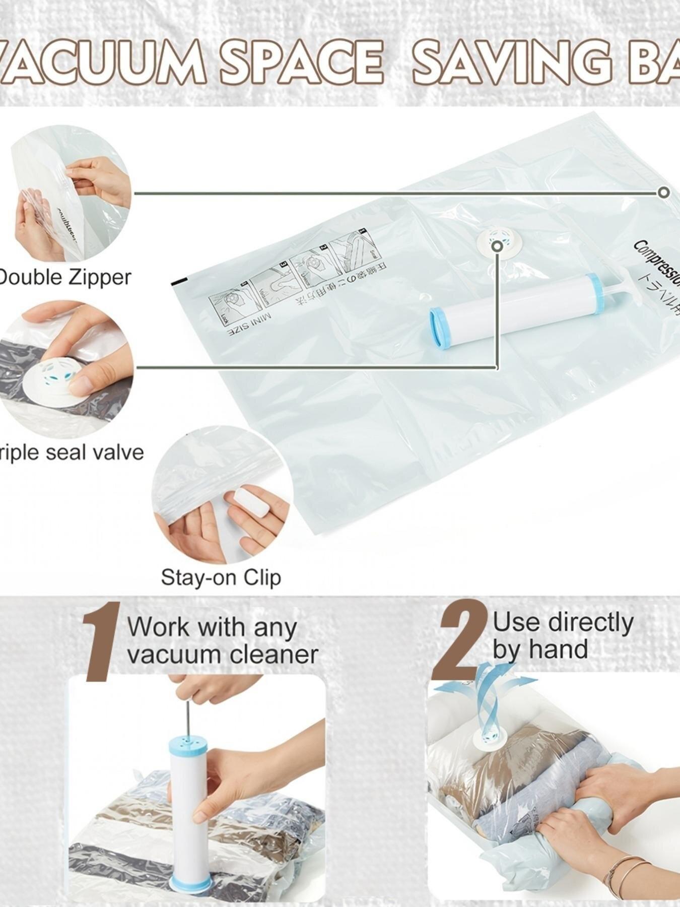 Vacuum Compression Backpack with Air Pump, Large Capacity Travel Bag 40x30x20 Cm, Space-Saving Design, Ideal for All Seasons, Laptop Travel Backpack, Travel Backpacks