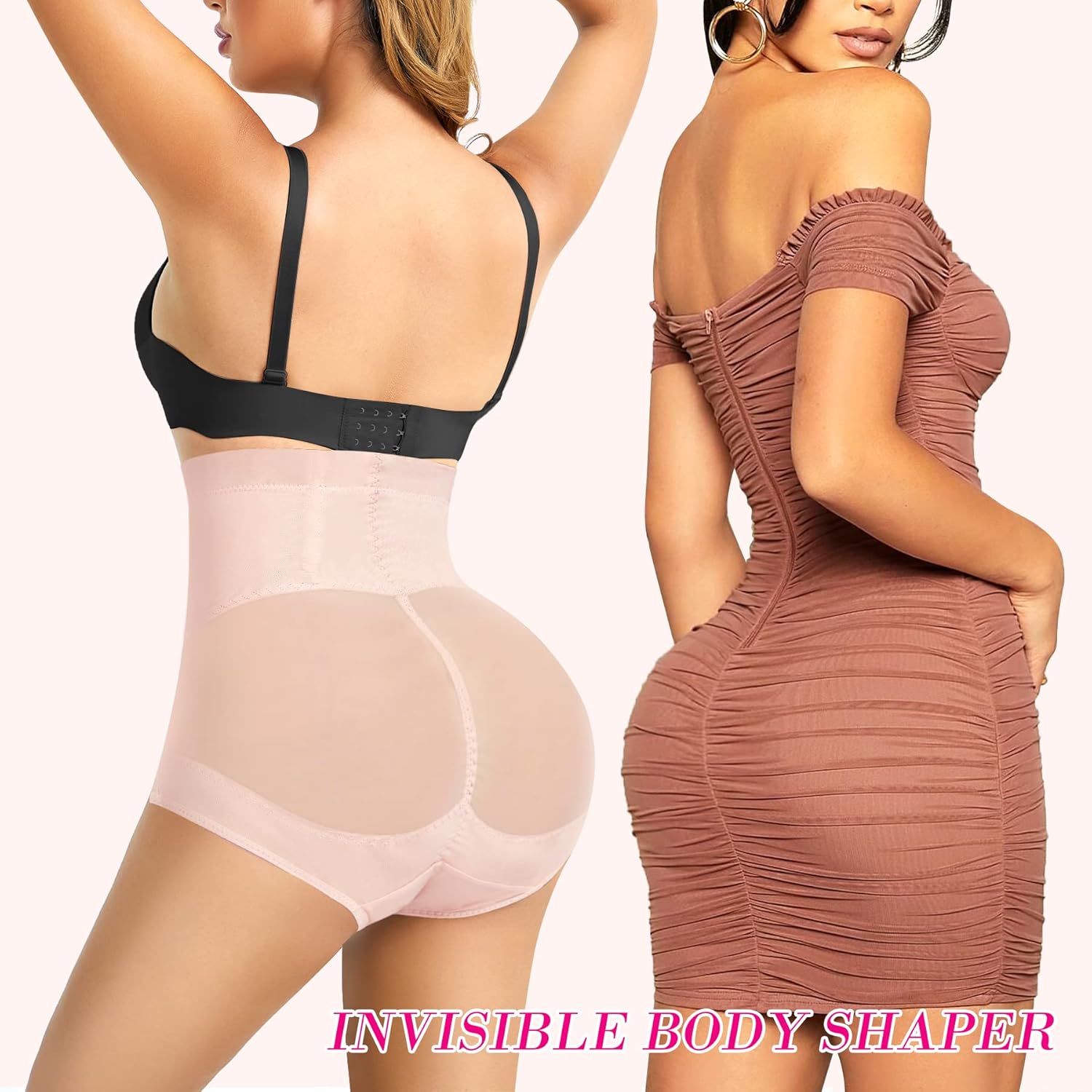 Women Shapewear Tummy Control High Waist Body Shaper Waist Cincher Stomach Shapewear Briefs