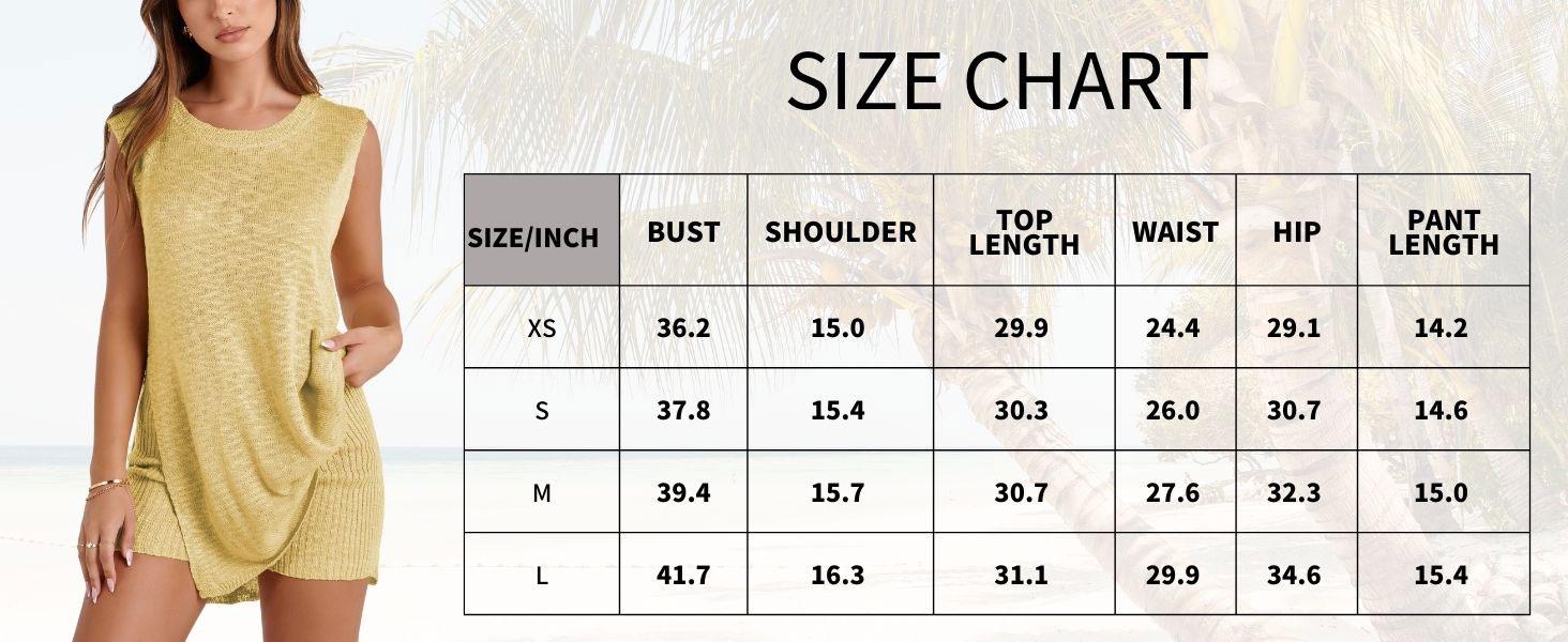 Naeduo Women's Summer Knit Set | Coastal Grandma Beach 2-Piece Outfit | Sleeveless Pullover Top Quick-Dry Shorts | Vacation Matching Sets & Y2K Surf Style Soft Womenswear | Breathable Crew Neck Pajama Clothes Suits Fabric Gamis Basic Black