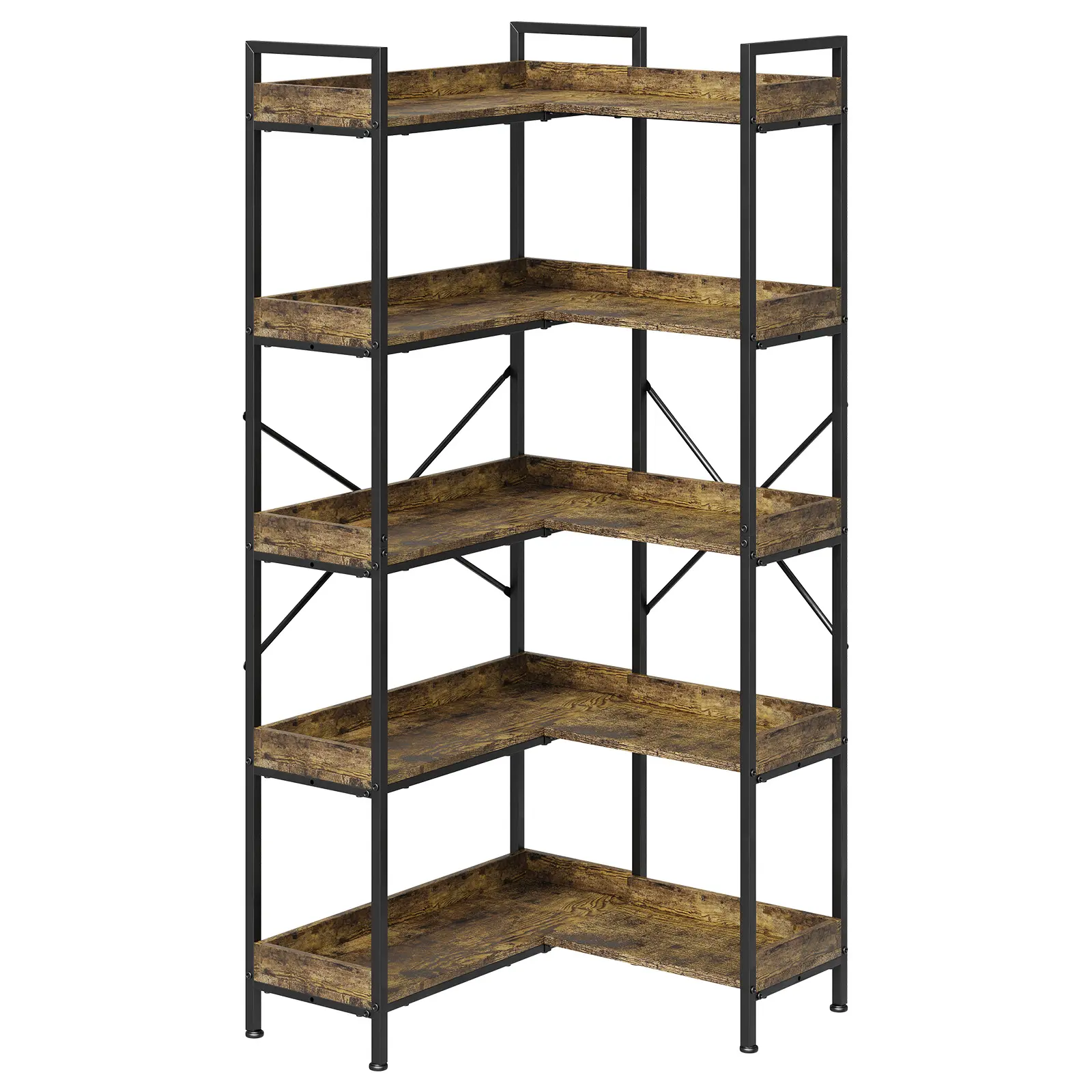 JJSJ-003 Ironwood Five-Tier Bookshelf