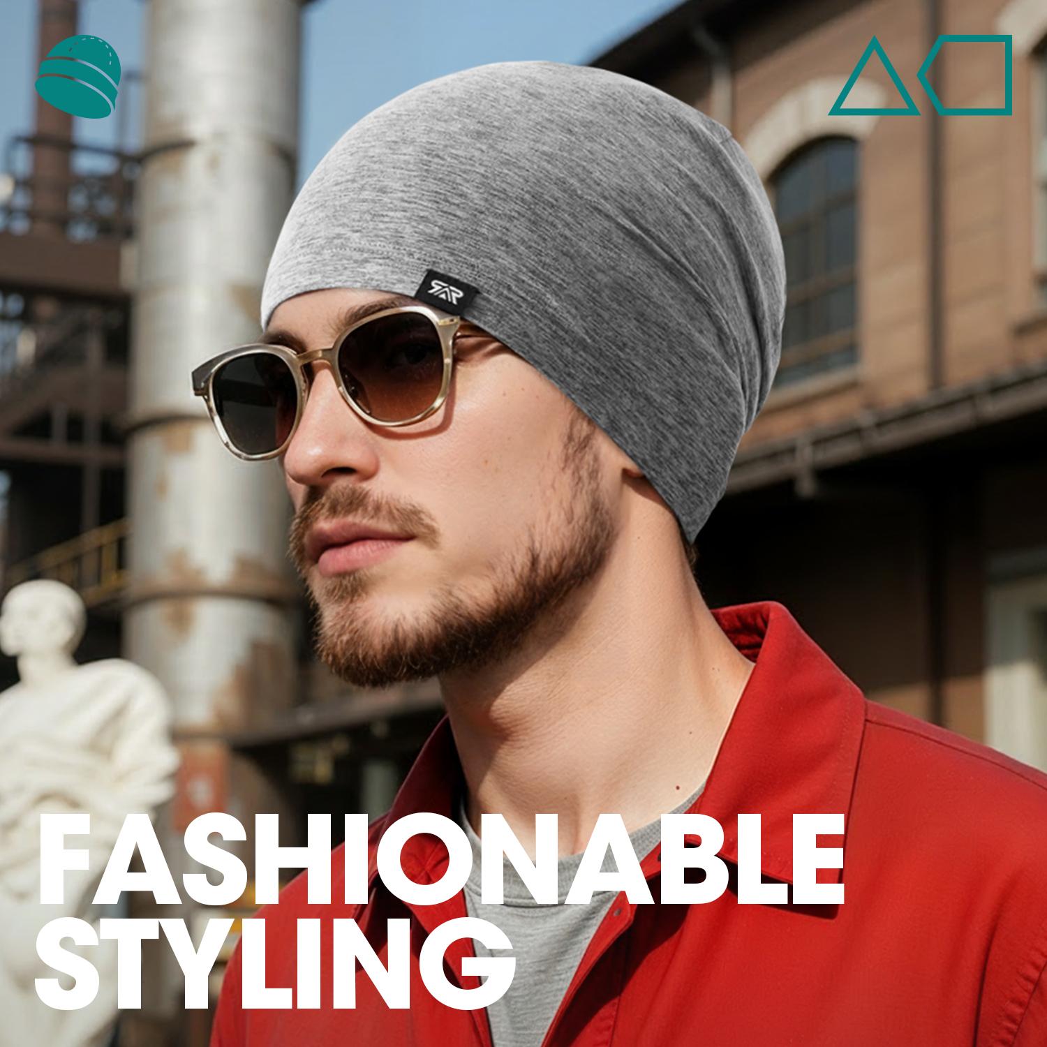 Breathable Skull Cap for Men Women - All Seasons Running Cycling Hat, Perfect for Daily Commutes & Sports, Yoga Ventilated Hat