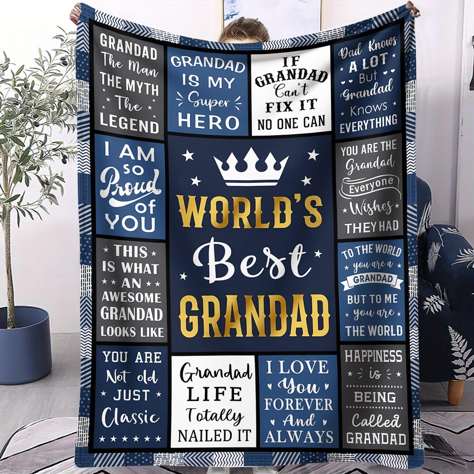 Blessing printed pattern blanket, suitable for all seasons, suitable for beds, sofas, cars, room decorations, and gifts, suitable for children or adults