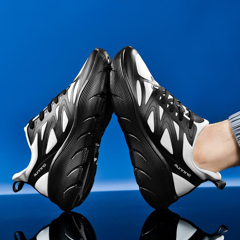 Level Up Your Casual Vibe! Men’s Chunky Casual Sneakers | 6 Vibrant Shades (36-47) | Lightweight, Shock-Absorbing & Trendy | Breathable Casual Shoes