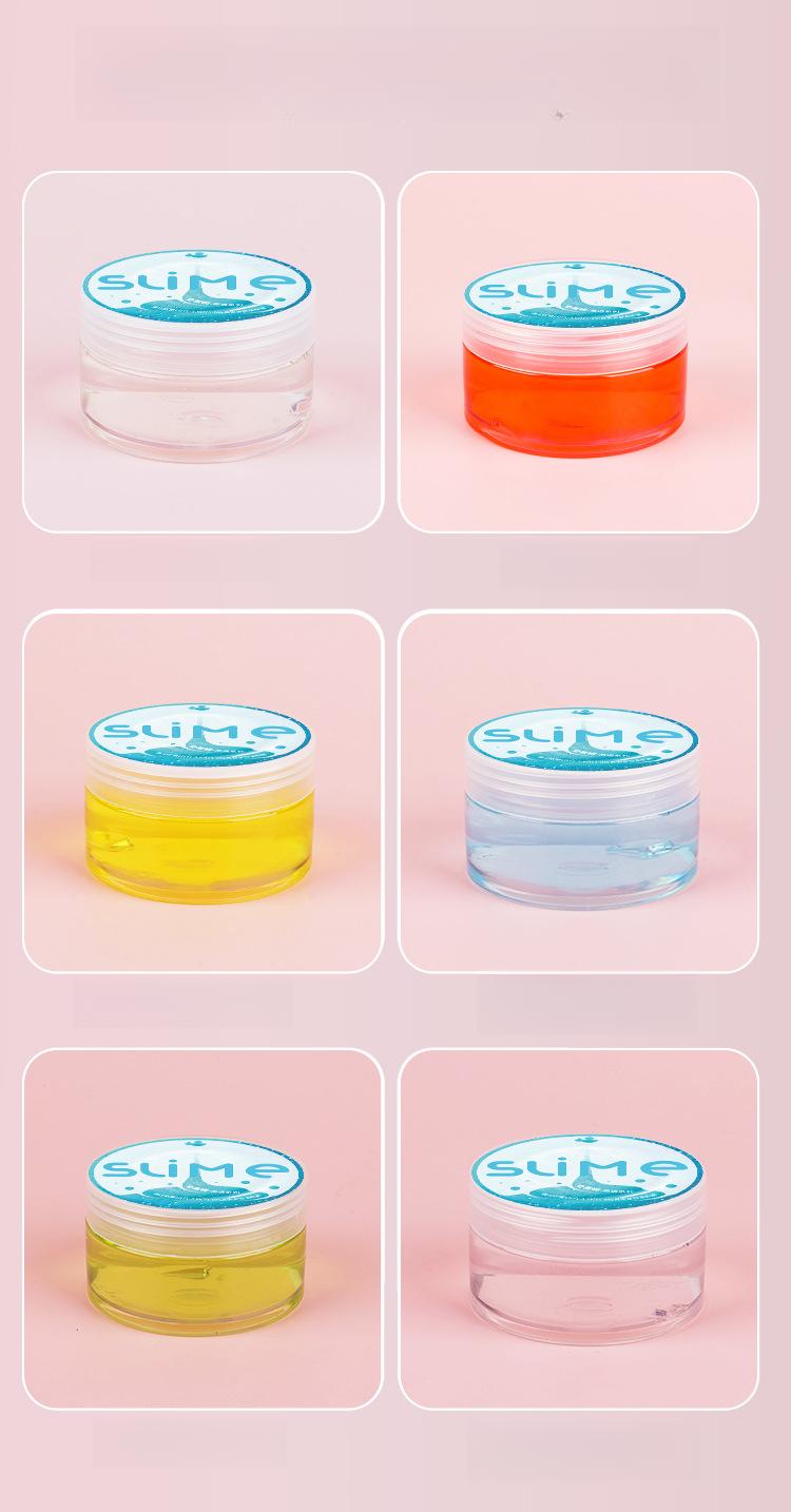 High Quality Transparent Crystal Slime, Safe Bubble Slime, Kids Educational Toy, Stress Relief Slime