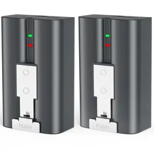 MYIYAE 2-Pack V4 6040mAh Rechargeable 3.6V Replacement Battery, Compatible With Ring Video Doorbell 2/3/3plus/4, Stick Up Cam (2nd & 3rd Gen) And Spotlight Cam