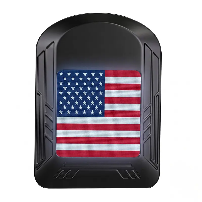 LED Knight Backpack Evolution Engine Black Style, Smart Wireless Programmable Screen, Hard Shell Daily Travel Bag with USB Charging, DIY Pixel Art Animation, Durable Riding Day pack, Cool Cyberpunk Tech Gift for Men Biker (Power Bank Not Included)