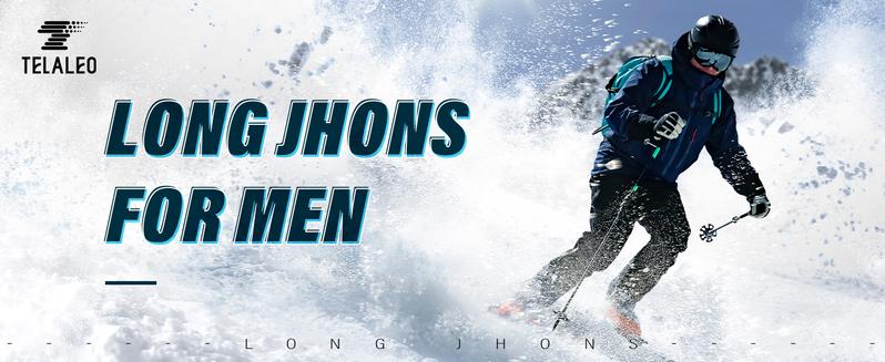 TELALEO 2 Set Mens Thermal Underwear Fleece Lined Long Johns 4 Pcs Base Layer Shirts Pant for Cold Winter Weather Menswear Socks Crewneck Motocross   tiktok shop store   heat tech