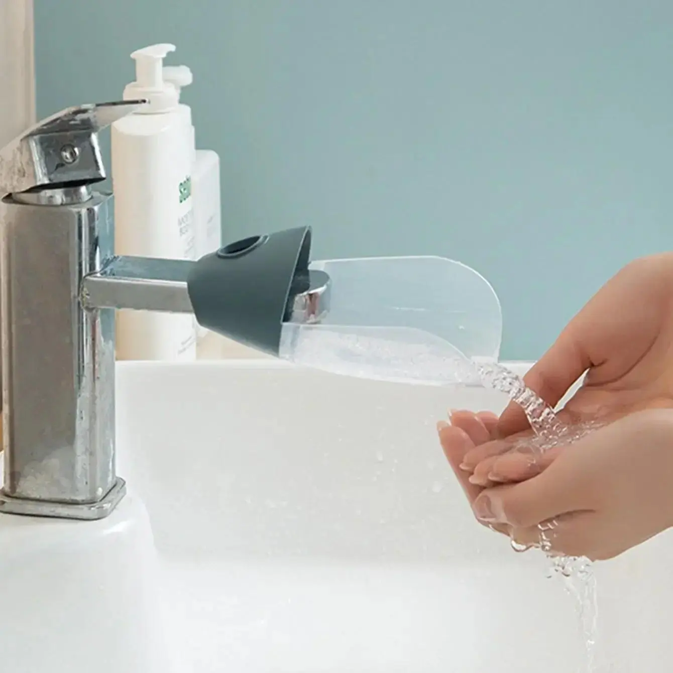 1PC - faucet extension device, sink, hand wash basin extension set, bathroom accessories