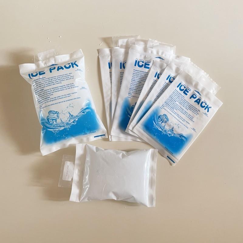 Reusable Ice Bags Set of 100, Leakproof Water Gel Packets, Keep Food Fresh Outdoor, Cooling Drinks, Pe Material