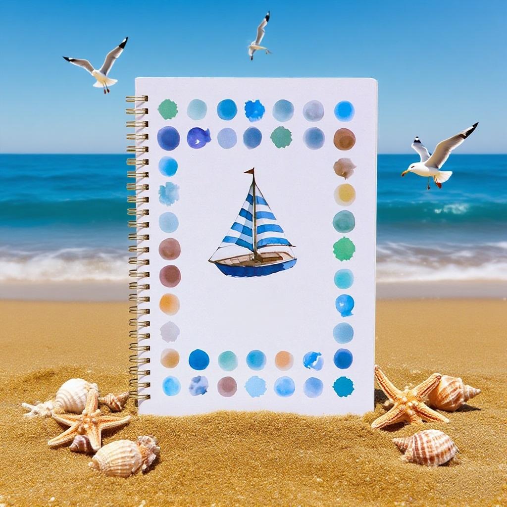 Beautiful Cartoon Watercolor Painting Book, Sketch Paper for Coloring, Water Coloring Books, Easy to Use, Ideal for Art Enthusiasts, Perfect Gift (no Brushes Included)