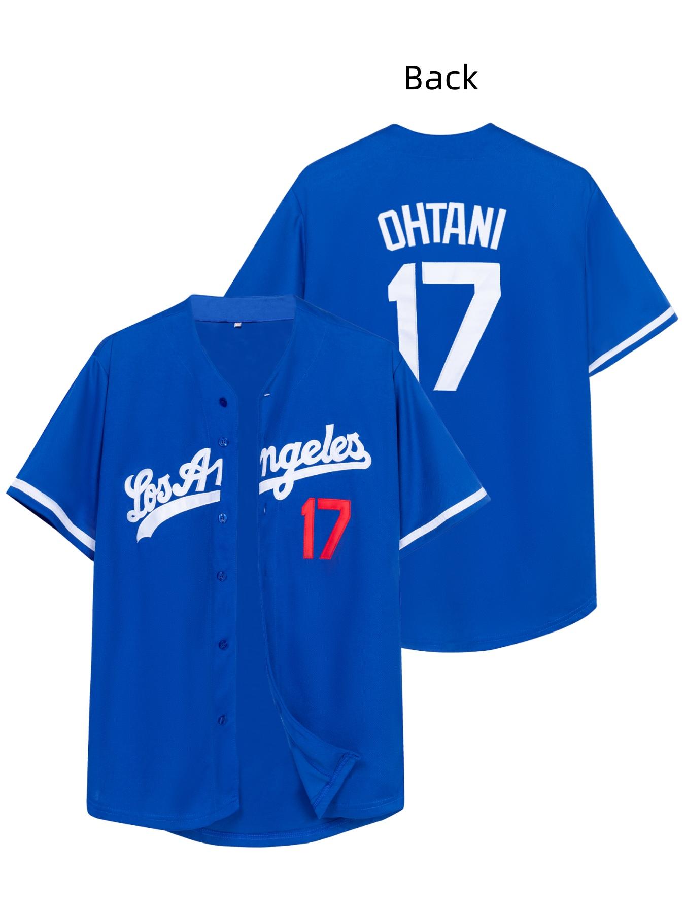 Men's Letter & Figure Embroidered Baseball Jersey, Casual Loose Short Sleeve V Neck Baseball Top for Fall & Winter, Men's Sportswear for Training & Competition