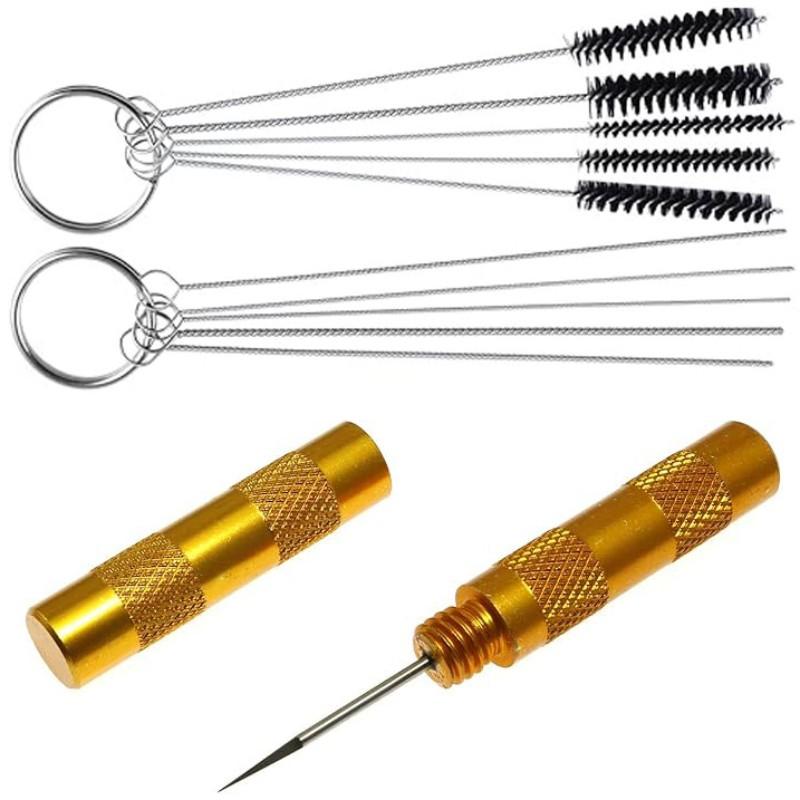 Multifunctional Spray Pen Cleaning Set, Includes Cleaning Tools, Easy-To-Clean Container, Contains 5 Brushes + 5 Cleaning Needles + 1 Repair Tool