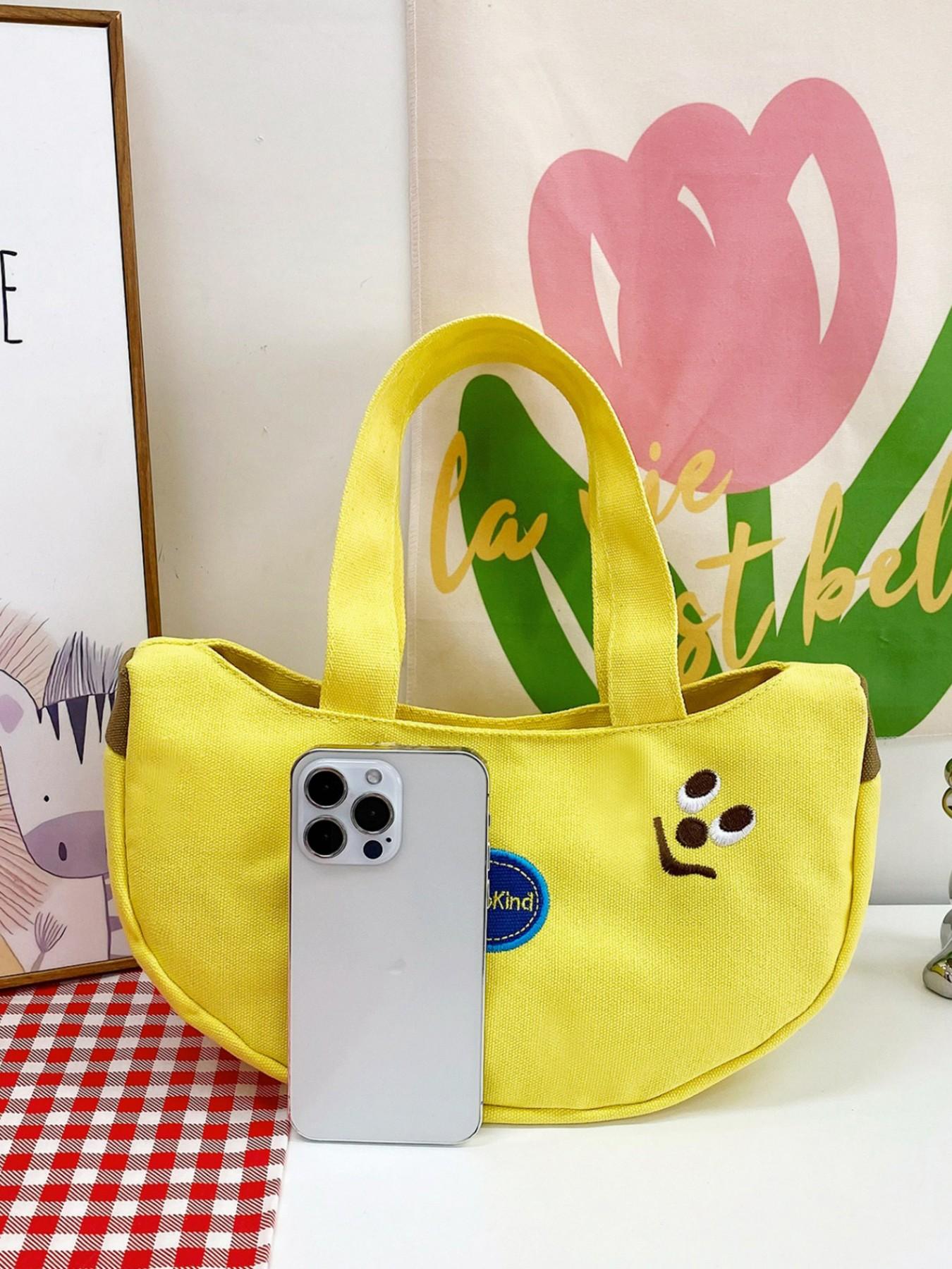 Cute Fashionable Half-Circular Handbag, Large Capacity Elegant Bag, Casual Style Solid Color Shoulder Bag, Perfect for Daily Use