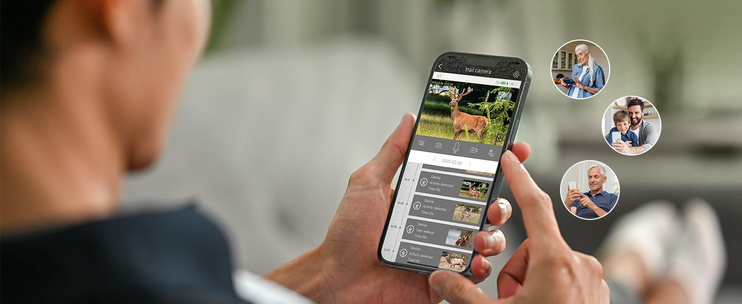 4G LTE Solar Game Camera– 2K Live Video, WiFi Not Supported, Remote APP Controlled, WaterProof, Motion Activated, Night Vision, 4G Data Cellular Card Included (Data refill is required for Unlimited 4G data usage) Outdoor