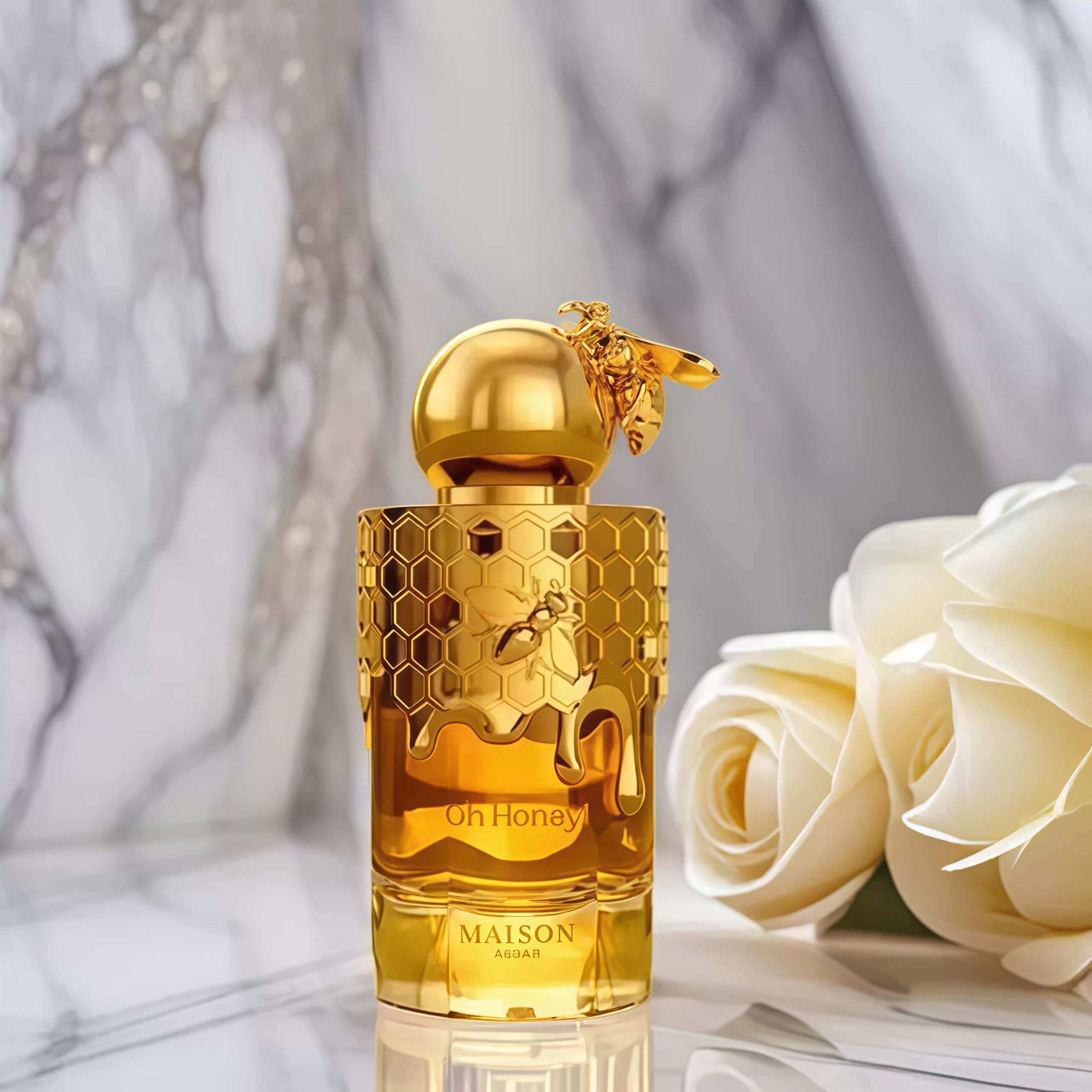 Maison Asrar Oh Honey Edp Neutral Fragrance, Citrus Woody Fragrance, Blackcurrant, Spicy Apple, Citrus, Honey, Flowers, Cedar, Sandalwood, Vanilla, Orcanox