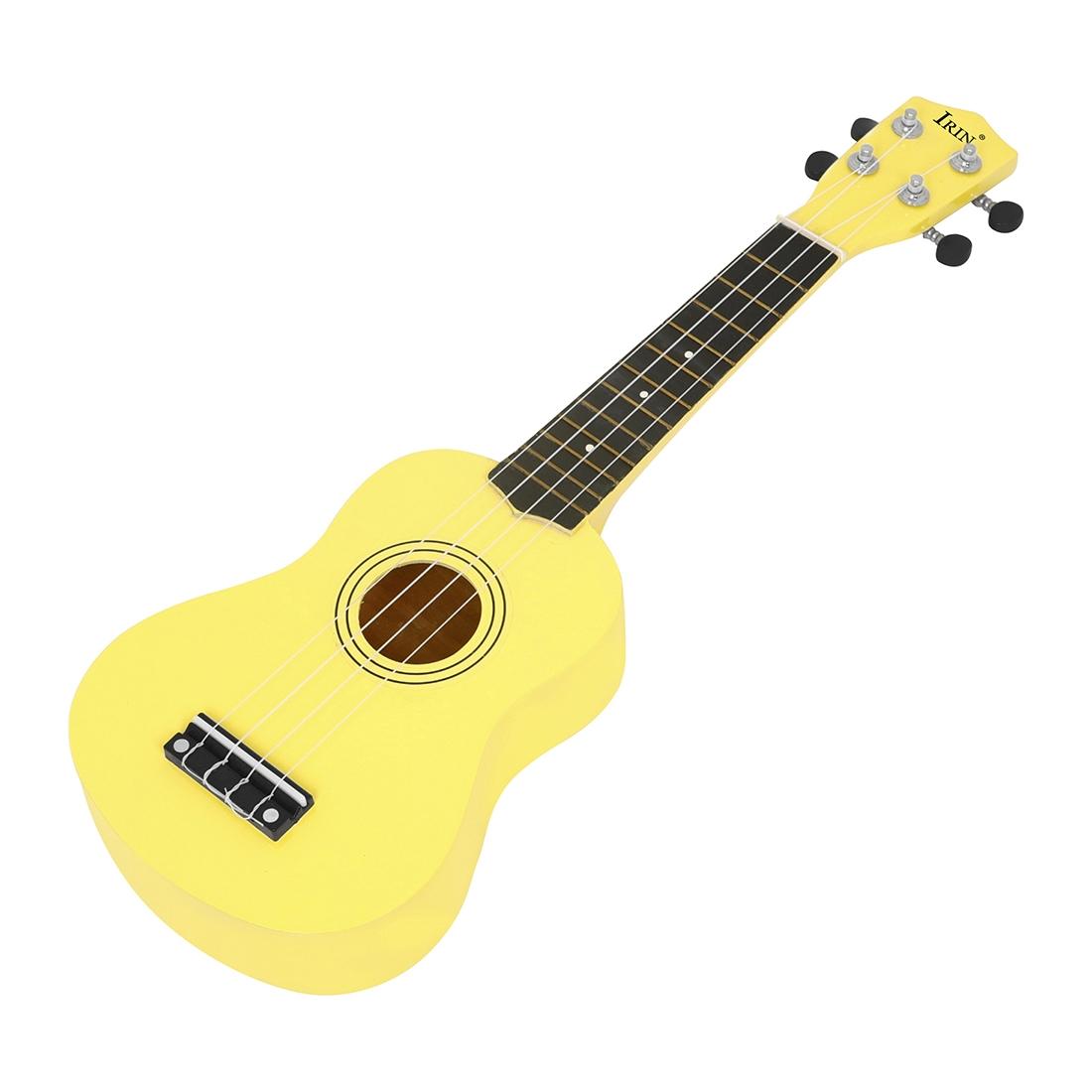 21 Inch Ukulele, 1 Count Colorful Basswood Ukulele, 4 Strings Mini Guitar, Musical Instrument for Beginners, Teachers, Students, Gifts