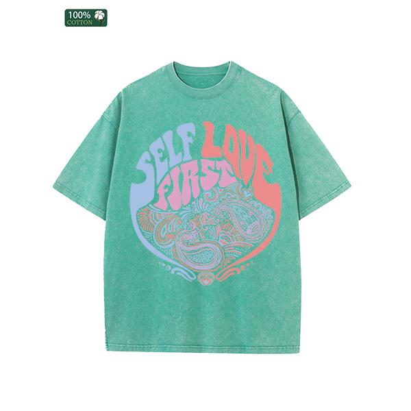 All-Season Men's Tshirts, Printed Men's Fashion, High-quality Heavy Washed Tee, Round Neck Loose Large Size Men's Short Sleeves Graphic Top.