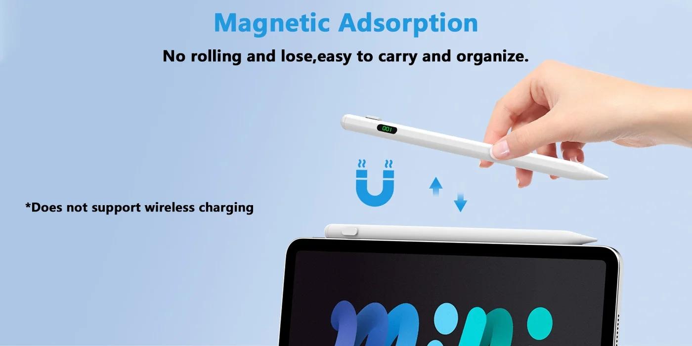 Digital Screen Capacitive Pen, Touchscreen Pen, Universal Touch Stylus for Android iOS Windows, Compatible with iPad Apple Huawei Xiaomi Tablets