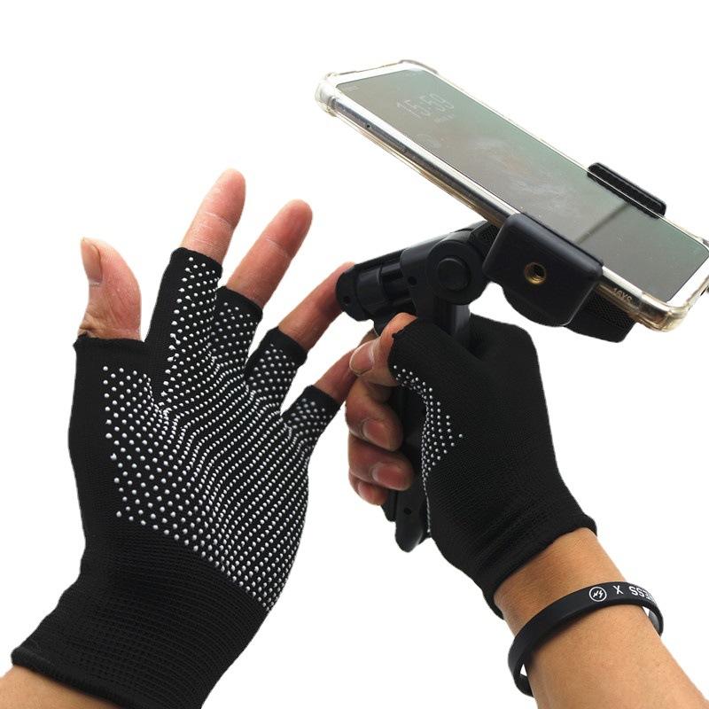 8 Pcs Breathable Half-Finger Fitness Gloves, Anti-Slip Cycling Gloves, Washable Multi-Sport Gloves for Biking, Hiking, Gym, Fitness Accessories