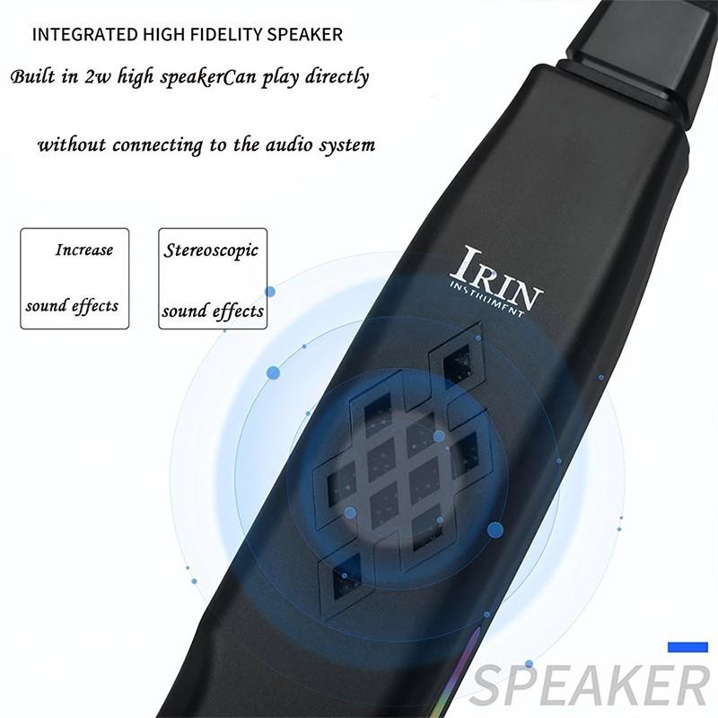 IRIN Electric Blowpipe Imitation Flute Clarinet Various Sounds S55  Mini Electric Wind Saxophone Wind Instrument