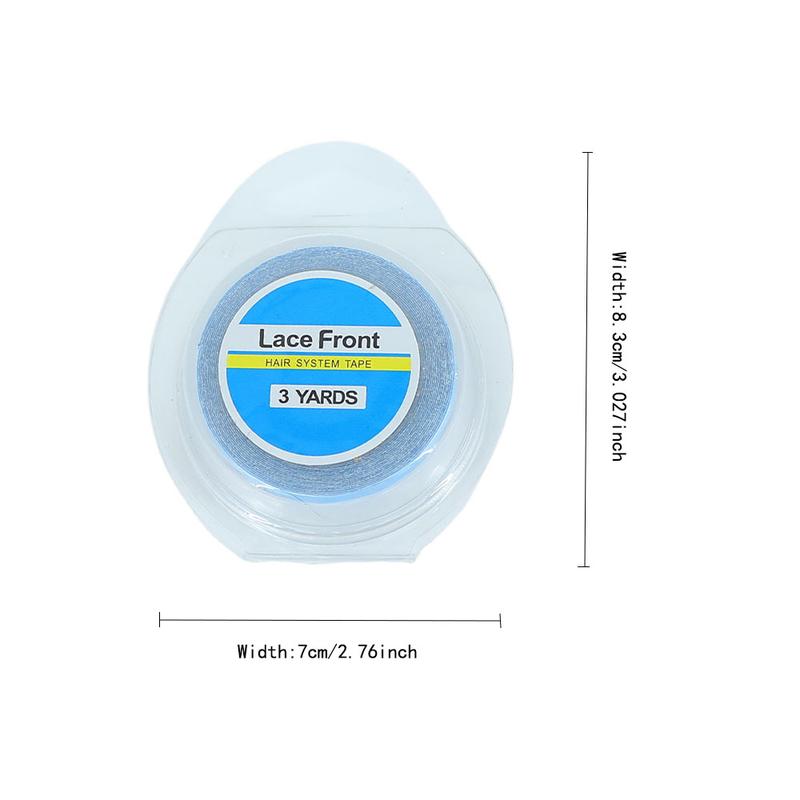 3 Yards No-Shine Hair System Tape, Waterproof Lace Front Wig Tape, Strong Double-Sided Adhesive, Long-Lasting Hold, Durable Adhesive