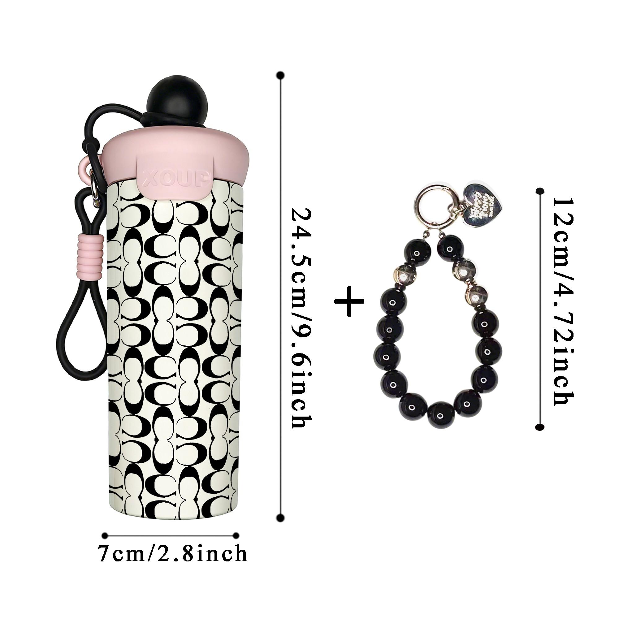 600ML Stainless Steel Insulated Tumbler, Leak-Proof Coffee Cup, Fashionable Water Bottle for Home, Commute, Travel, Perfect Gift
