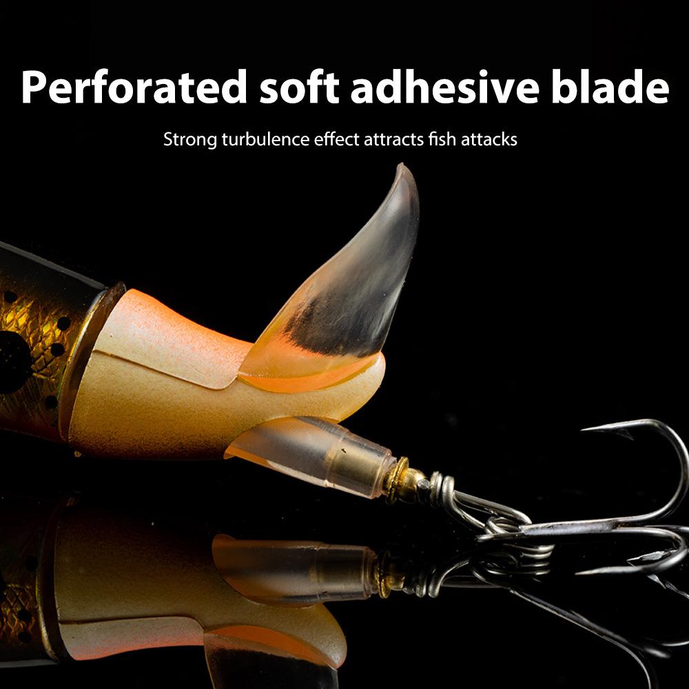 [FreeShip] 5/10pcs Artificial Fishing Lure, 13.5g Simulation Fishing Lure with Hook, Fishing Accessories for Outdoor Fishing Equipment, 10cm Whopper Plopper, Swimbaits, Fishing Lure Bait