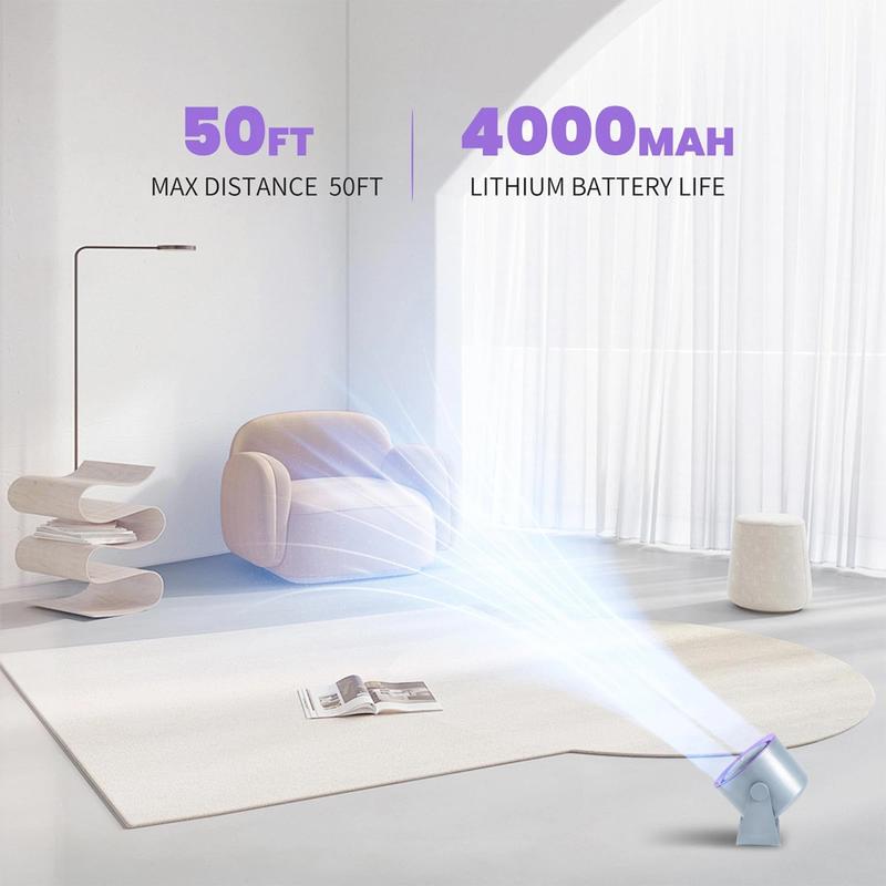 USB Charging Fan with Digital Display, 100-Speed Turbo Powerful Fan, Adjustable and Portable Desktop Hanging Fan, Strong Wind Cooling for Summer, Suitable for Home, Kitchen, Bathroom, Office, Outdoor Camping