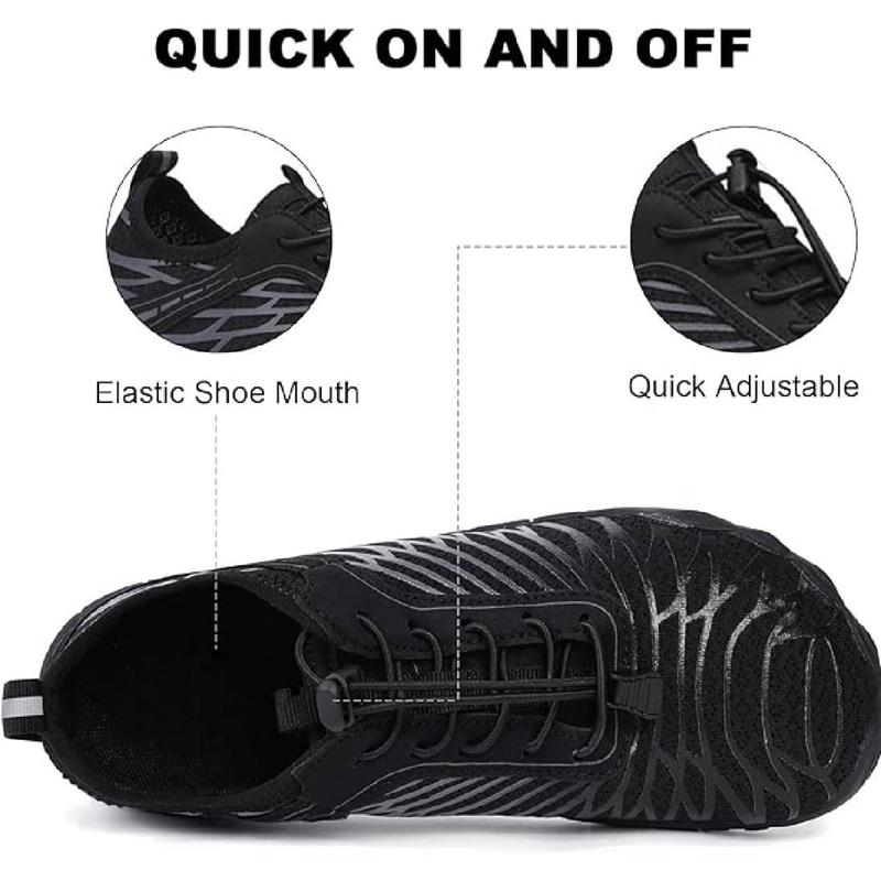 SANPON Hike Barefoot Shoes for Women & Men Breathable Non-Slip Athletic Footwear Wide Toe Water Shoes Activewear Universal Fit Ultra-thin Sole Mesh Upper Washable