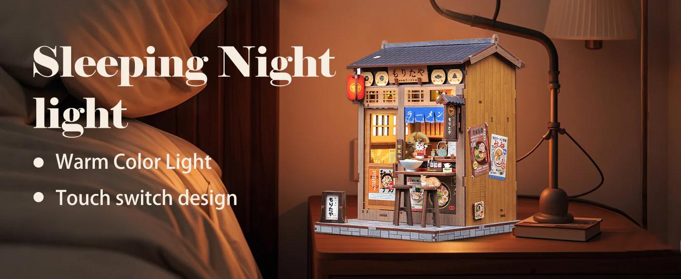 Morita-Ya CUTEBEE DIY Wooden Dollhouse with Furniture Handmade Miniature Room Dust-Proof Cover Perfect Black Friday Christmas Gift Playset Morita-Ya CUTEBEE DIY Wooden Dollhouse with Furniture Handmade Miniature Room Dust-Proof Cover Perfect Black Friday Christmas Gift Playset