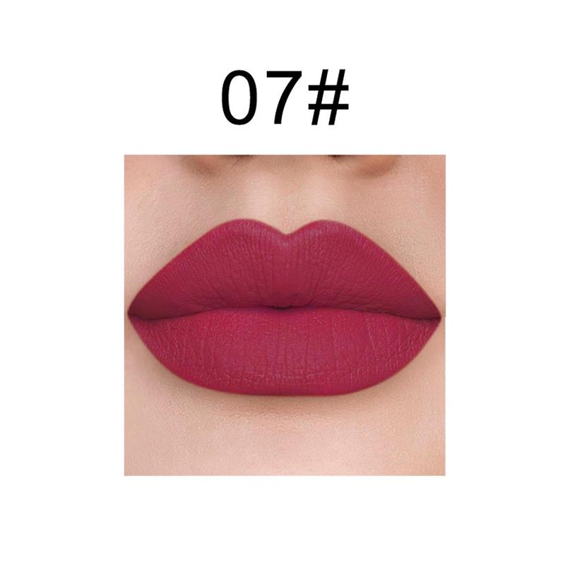 15 Colors Velvet Liquid Lipstick, Single Pack Lip Gloss