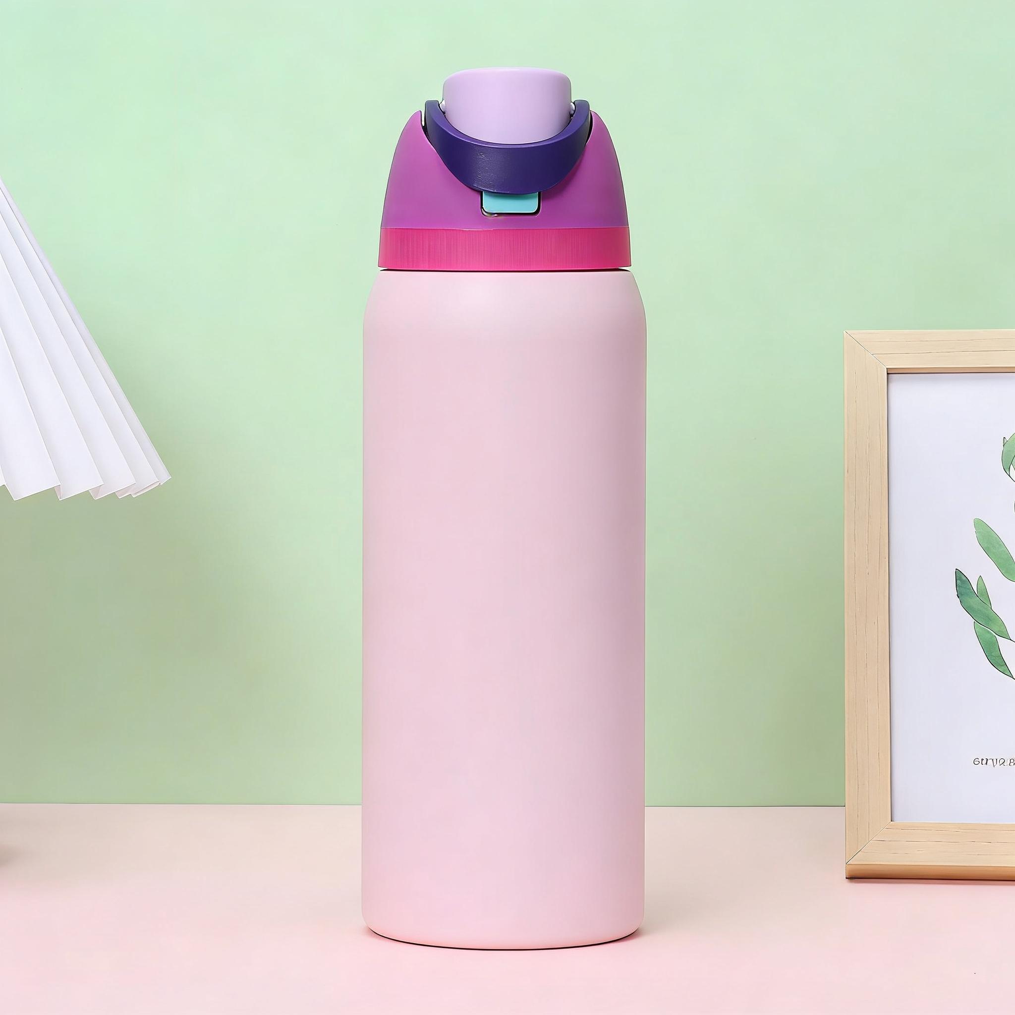 Stainless Steel Insulated Water Bottle with Straw, BPA-Free, Ideal for Outdoor Students and Office Workers, Travel Sports Cup