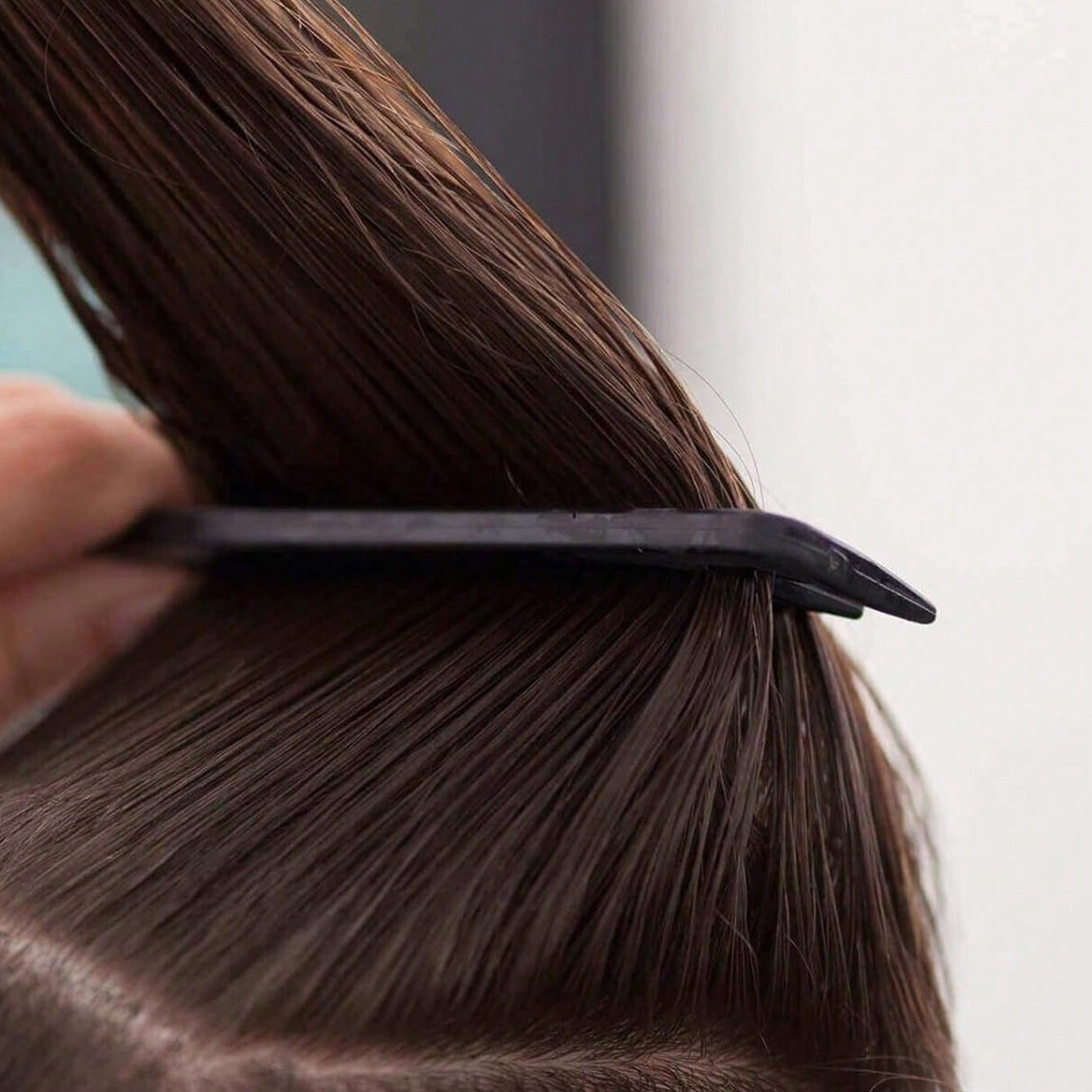 Professional Hair Comb with Scale, Stainless Steel Fine Teeth, Anti-Static, Ideal for Salons and Home Use, Sharp Tail Design