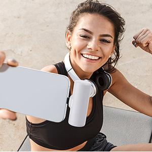 iWALK Mini Lightning Power Bank 4500mAh Portable Charger with Built-in Lightning Plug for iPhone 14/13/12/8/7/6/XR/X/SE Series & AirPods White Durable Pocket-Sized Design