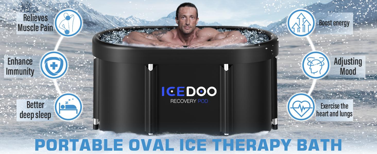 Upgrade XL 129 Gal Large Oval Ice Bath Tub for Athletes,Multiple Layered Portable Outdoor Cold Plunge Tub for Recovery,Cold Plunge for Family-Foldable Ice Baths for Home,Gyms,Indoor use Upgrade XL 129 Gal Large Oval Ice Bath Tub for Athletes,Multiple Layered Portable Outdoor Cold Plunge Tub for Recovery,Cold Plunge for Family-Foldable Ice Baths for Home,Gyms,Indoor use