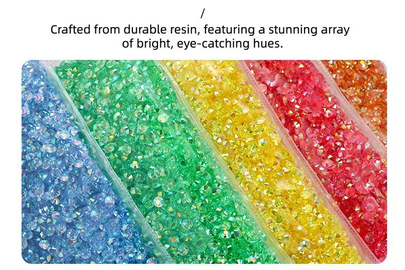 10K PCS 3mm Nude AB Rhinestones Bulk – Sparkle Flatback Gems for Nails, Eyes, Makeup & DIY Crafts, Bedazzling Resin Rhinestones, Iridescent Aurora Crystals for Tumblers, Shoes & Phone Decor, Ultimate Bling Kit for Glazed Aesthetic