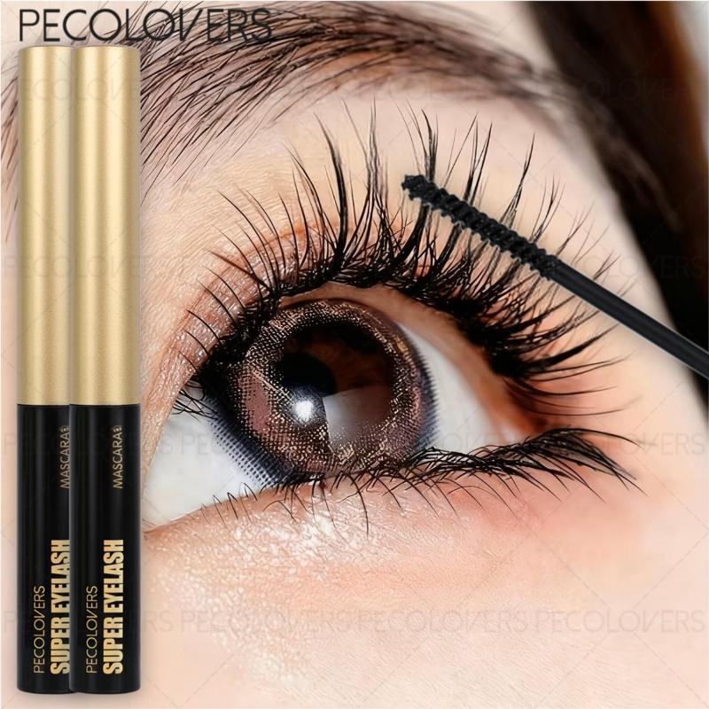 1pc Eyelash Mascara- Chic Metallic Black Exterior, Fiber-Enhanced Extra Long Effect, Curling & Volumizing Dual Action, All-Weather Smudge-Proof Wear, Gentle Application, Perfect for Special Occasions & Daily Glam Look - Waterproof Lengthening Mascara